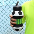 thumbnail image 6 of HEJULIK 19 Oz Collapsible BPA-Free Silicone Soccer Ball Water Bottle for Kids, 6 of 9