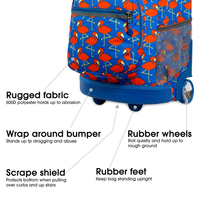 Flamingo rolling backpack 2025