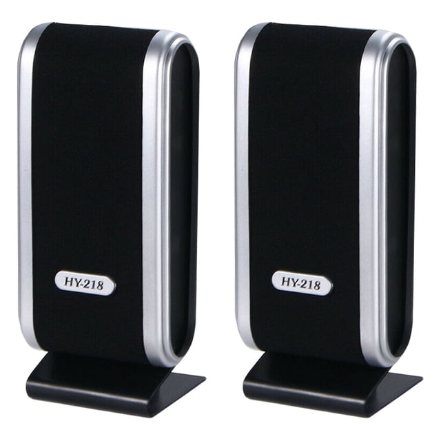 EeaseCA Haut-Parleurs d'Ordinateur USB Stéréo Portable Mini Haut-Parleur pour Ordinateur Portable