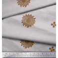 thumbnail image 2 of Soimoi Rayon Fabric Flower Artistic Decor Fabric Printed Yard 42 Inch Wide, 2 of 3