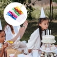 thumbnail image 5 of 24 silbatos metálicos con flecos brillantes para hacer ruido, juguetes para niños, recuerdos de fiesta de cumpleaños (colores variados), 5 of 5