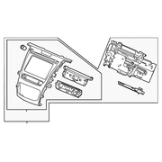 Genuine OE Acura Control Panel - 39540-TZ3-357