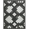 thumbnail image 2 of Unique Loom Outdoor Modern Collection Area Rug - Chaya (7' 10" x 10' Rectangle Black and White), 2 of 6