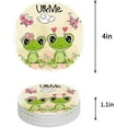 thumbnail image 1 of RYLABLUE Frog U and Me Set of 6 Round Coaster for Drinks, Absorbent Ceramic Stone Coasters Cup Mat with Cork Base for Home Kitchen Room Coffee Table Bar Decor, 1 of 5