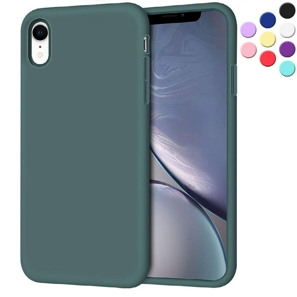 iPhone XR Silicone Case {ShockAbsorbent; Bumper Soft TPU Cover Case
