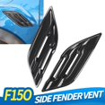 thumbnail image 2 of 2X Carbon Fiber Car Fender Air Outlet Side Vent Cover Trim Sticker for F150, 2 of 6