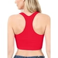 thumbnail image 5 of KOGMO Womens Ribbed Racerback Crop Tank Top, 5 of 5