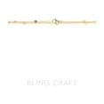 thumbnail image 4 of 1/2 Cttw Moissanite Station Bracelet for Women 14K Yellow Gold Plated Silver Classic Bracelet Jewelry Gift for Her Size 7, 4 of 6