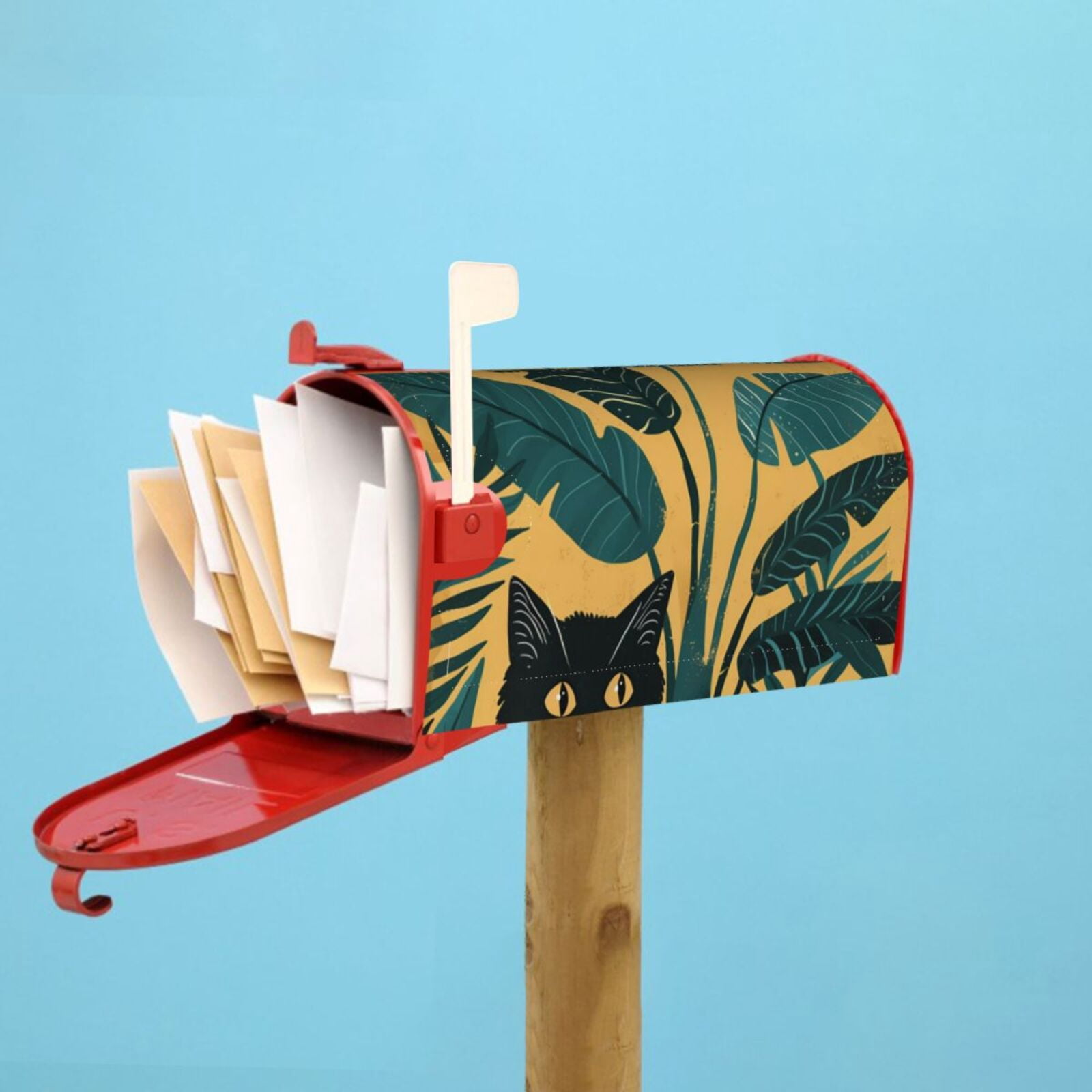 Kdxio Magnetic Mailbox Cover 21x18 in Mailbox Cover Outdoor Decoration Holiday Mailbox Covers for Home Garden Yard-21x18 in
