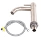thumbnail image 1 of Robinet de lavabo en acier inoxydable brossé pour salle de bain, robinet d'eau froide simple, 1 of 4