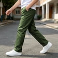 thumbnail image 5 of Nugftut Pants for Boys Dressy Pants Straight Fit Pants Versatile Dress Casual Pants School Formal Daily Occasions Sizes 15-16, 5 of 9