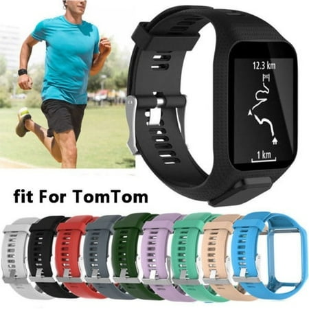 Soft Silicone Replacement Band Watch Strap for TomTom Spark 3 Runner 2 3 Smart Watch Wristband