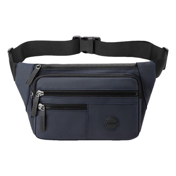 Mens Sling Bolsas Deportes Bolso de Cintura, Hombres Bolso de Hombro, Multi-Capa Bolso de Pecho, Correr Bolso de Cintura
