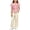 Z222 Pink, variant on Mifsaly Girls 2 Piece Outfits Set Ruffle Sleeve Peplum Tops and Wide Leg Pants with Pockets Kids Summer Casual Vacation Clothes Cute Boutique Apparel Holiday Daily Clothes