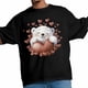 thumbnail image 4 of Camisetas informales de manga corta con estampado de corazones y oso blanco para hombre., 4 of 8