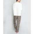 thumbnail image 3 of Hanes Women's and Women's Plus Long Sleeve Top and Pajama Jogger Pants, 2pc Set, 3 of 4