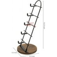 thumbnail image 5 of MyGift Retail 5-Tier Black Metal Sunglasses Display Stand with Brown Wood Base, 5 of 7