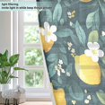 thumbnail image 4 of Yayeee Window Curtains Light Filtering 63"x42" Grommet Panel Pair Home Living Room Decor, Yellow Lemons, 4 of 7