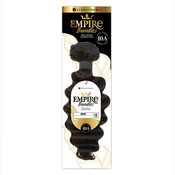 Sensationnel Human Hair Empire Bundles Weave - DEEP 16" (Color:NATURAL)