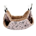 thumbnail image 1 of Small al Guinea-Pig Hanging Hammocks Bed Pet Cage Hammock for Ferret Rat Chinchilla Hamster Cavy Degu Gerbil Rabbit Playing Activity Fun Toy Los 20x20cm Colco Cama hamaca de hámster, 1 of 8