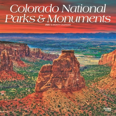 Colorado National Parks & Monuments | 2025 12x24" Wall Calendar | BrownTrout
