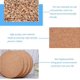 thumbnail image 5 of Posavasos de Corcho ZHAOCHENG para Bebidas Reutilizables 12 Unidades, 5 of 5