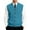 Blue, variant on Men's Sweater Vest V Neck Casual Basic Color Sleeveless Knitted Button Cardigan Vest