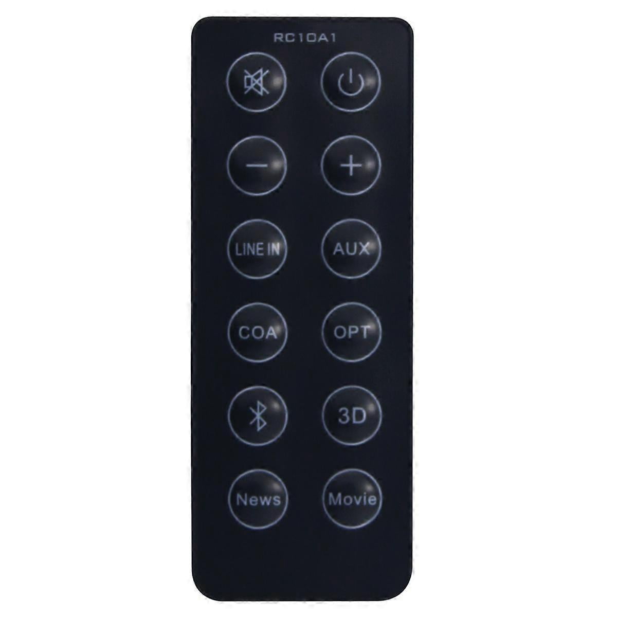 RC10A1 Remote Control Replacement for B3 Sound Speaker System | Walmart ...