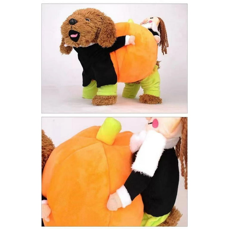 Large dog pumpkin top costume