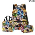 thumbnail image 1 of Mochila para estudiantes de Goku Dragon Ball, bolsa para el almuerzo, estuche para lápices, juego de 3 piezas, material escolar de dibujos animados de anime, capacidad de 20 litros, 1 of 5