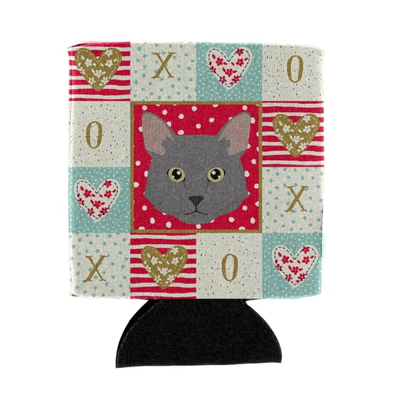 Carolines Treasures CK5136CC Nebelung Cat Love Can or Bottle Hugger Can Hugger multicolor