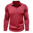 thumbnail image 4 of hotojiny Men’s Shirts Lightweight Regular Fit Long Sleeve Casual Golf Shirt Classic Cotton Button Collared Work T Shirts, 4 of 5