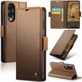 thumbnail image 4 of Funda tipo cartera Samsung Galaxy S25 Edge con cierre magnético, RFID, tarjetero, soporte, carga inalámbrica, 4 of 5