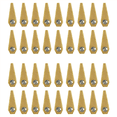 thumbnail image 1 of 36PCS 49X19X1MM Robot Mower Titanium Replacement Blade Anti-Rust Mower Cutter for Indego Easy to Install,36 x Mower Blade 36 x Screw,Golden, 1 of 8