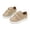 E019-Khaki, variant on Kids Color Block Synthetic Leather Sneakers Breathable Casual Double Hook and Loop Fastener Flat Shoes New Girls Athletic Shoes