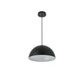 thumbnail image 2 of Living District LD4023D14BK Forte 1 Light Black Ceiling Pendant, 2 of 2