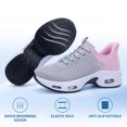 thumbnail image 6 of AOV Women's Slip On Running Sneakers Lightweight Breathable Walking Shoes Gym Workout Jogging Sport Tennis Sneakers GreyPink US 8.5, 6 of 8