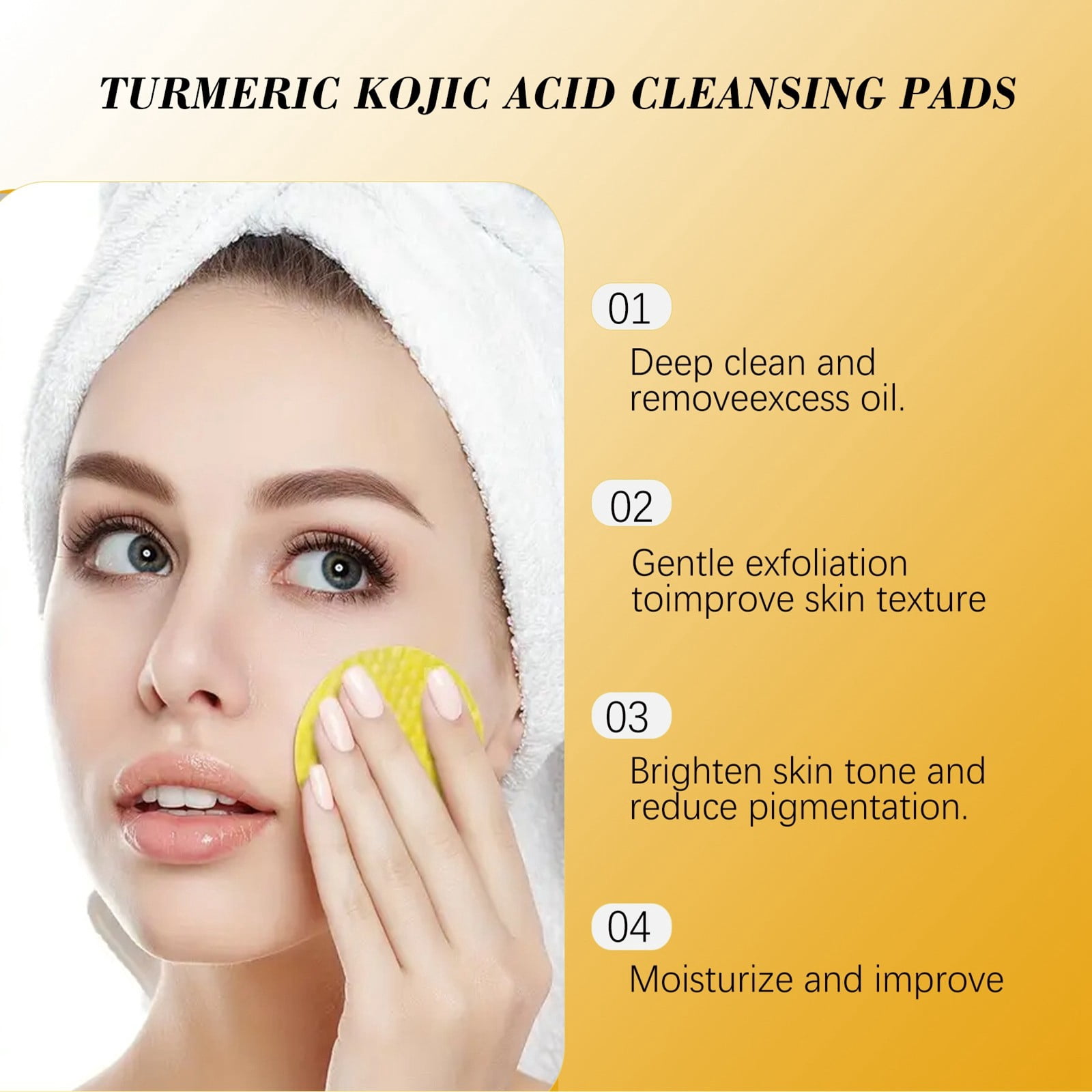 Cleansing Exfoliating Pads Gently Cleanse Brighten Skin Care Moisturize Facial Skin Cleansing Pads 280ml