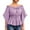 Purple, variant on Diufon Vintage Top for Women Off The Shoulder Ruffled Long Sleeve Blouses Boho Peasant Smocked Back Shirs
