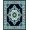 Black, Pattern 3, variant on ODIKA 4' x 6' Machine Washable Non-Slip Area Rug, Middle Eastern Medallion High Traffic Rug, Beige, 400991