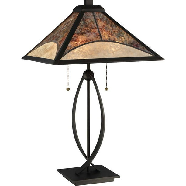 Quoizel Lampe de Table Théorie en Bronze Foncé