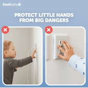 Jool Baby Electrical Outlet Cover Box for Child Safety and Protection, 2 Pack
