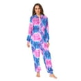 thumbnail image 4 of joogoo Blue Tie Dye Unisex Adults Onesies Pajamas Jumpsuits L, 4 of 7