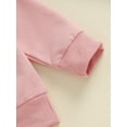 thumbnail image 7 of Suealasg Toddler Girls Clothes 6M 1T 2T 3T Long Sleeve Crew Neck Letter Print Pullover Top Pants Sets 2Pcs Infant Baby Girls Fall Outfits, 7 of 7