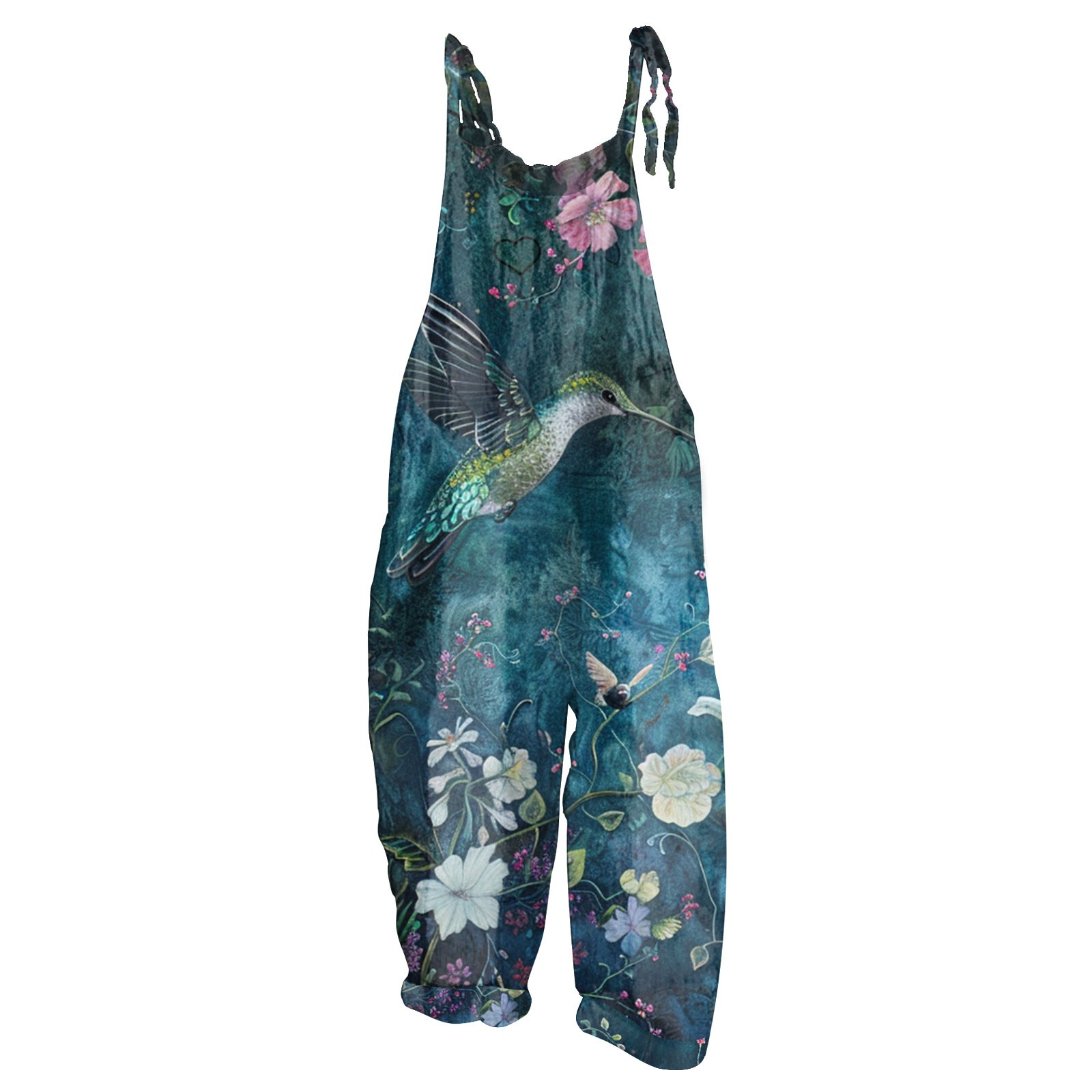 YDKZYMD Summer Jumpsuits for Women 2024 Floral Printed Plus Size ...