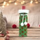 thumbnail image 4 of Adornos navideños, adornos navideños, regalos navideños, juego de botellas de vino, adornos navideños, bolsa de terciopelo para botellas de vino, juego de vino navideño, funda para botella de vino par, 4 of 6