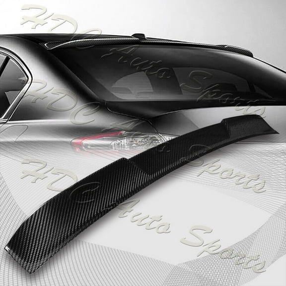 For 2013-2017 Honda Accord 4-Door Carbon Fiber Rear Window Roof Visor Spoiler