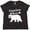 Black Leopard, variant on Inktastic Grandma Bear in White Women's Plus Size T-Shirt