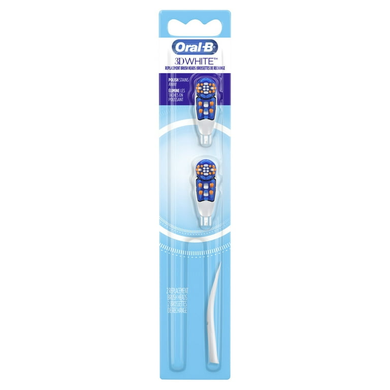 Oral−B D12023WE Oral-B 3D White Replacement Toothbrush Heads, Whitens Teeth