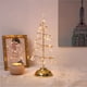 thumbnail image 3 of Naiovety Pequeño árbol de Navidad Cristal Lámpara romántica Luces LED Lámparas decorativas multifuncionales de moda Adorno Fiesta Kits de decoración para fiestas Oro, 3 of 6